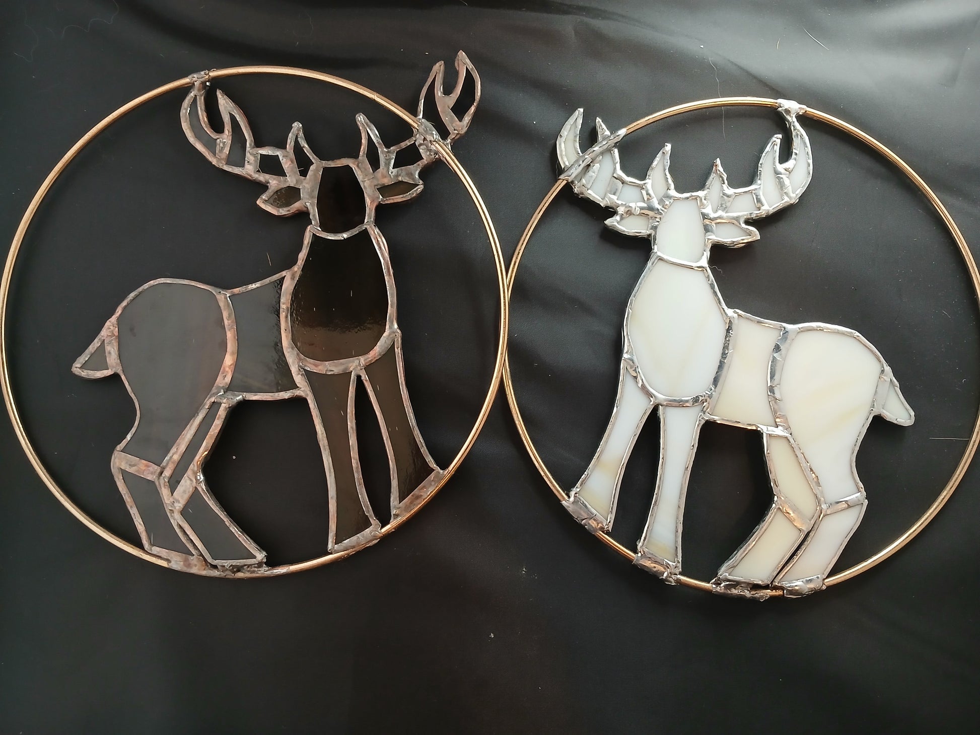 Dark and Light Stags