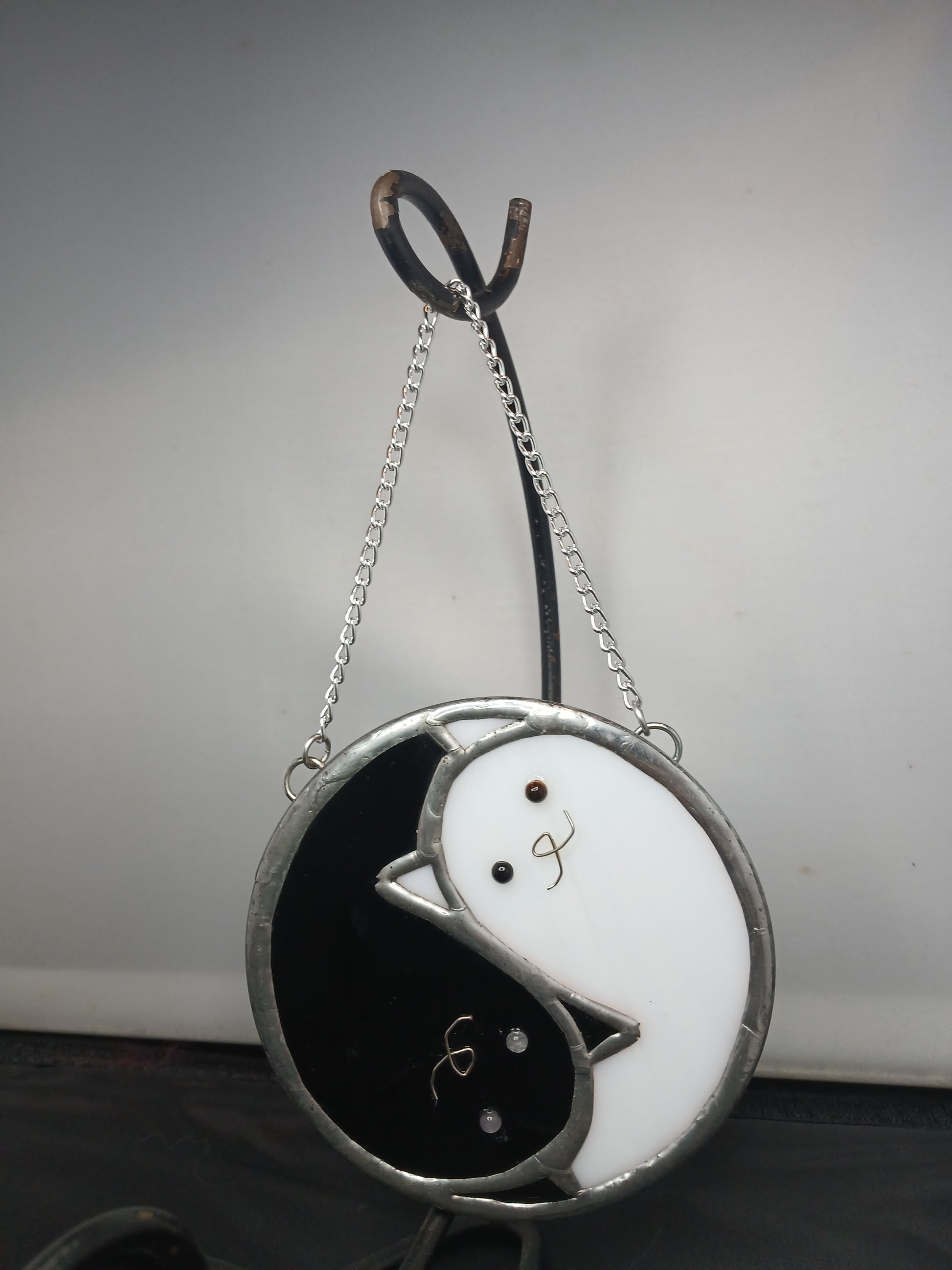 Yin Yang Cats Ornament