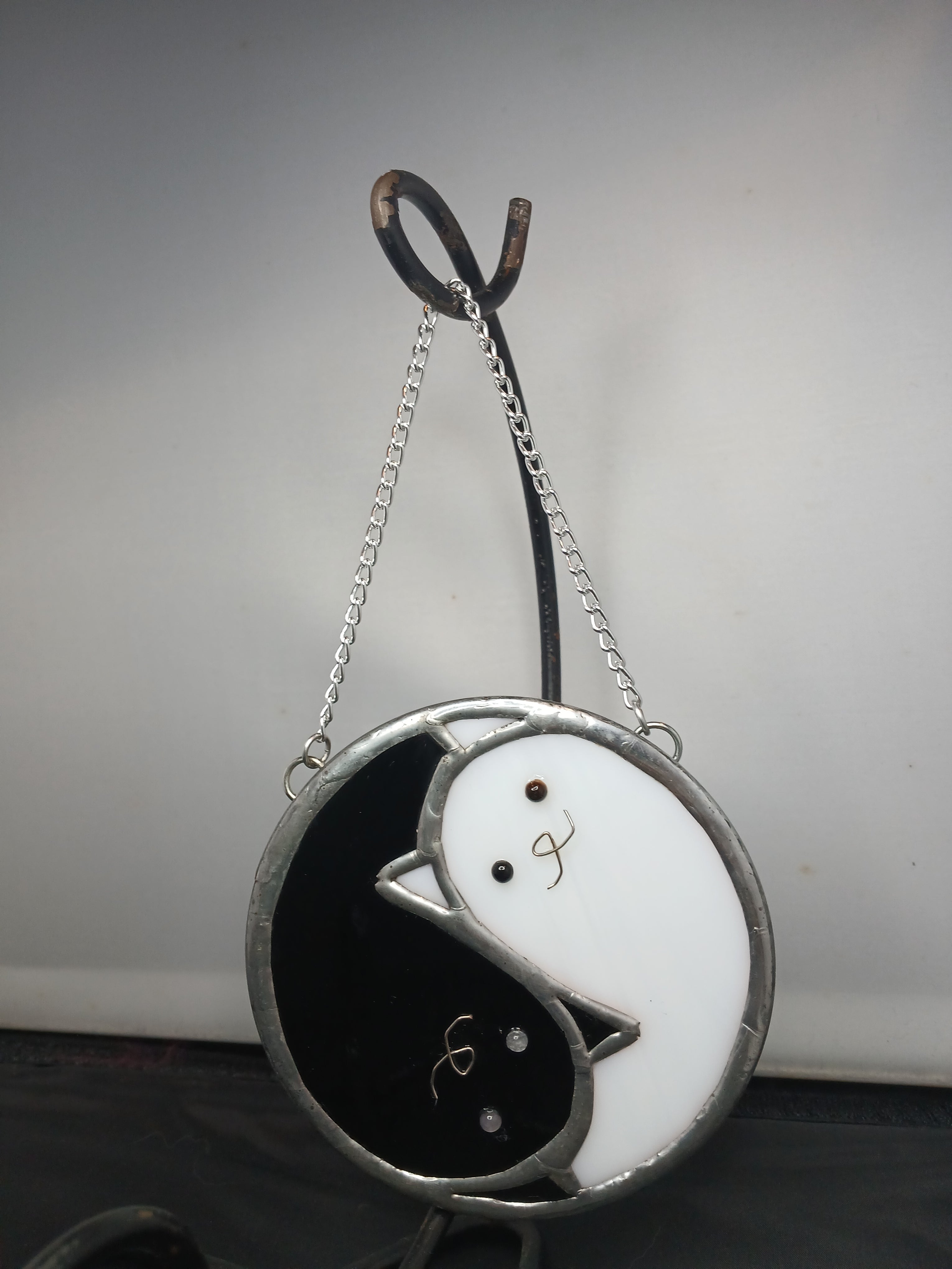 Yin Yang Cats Ornament