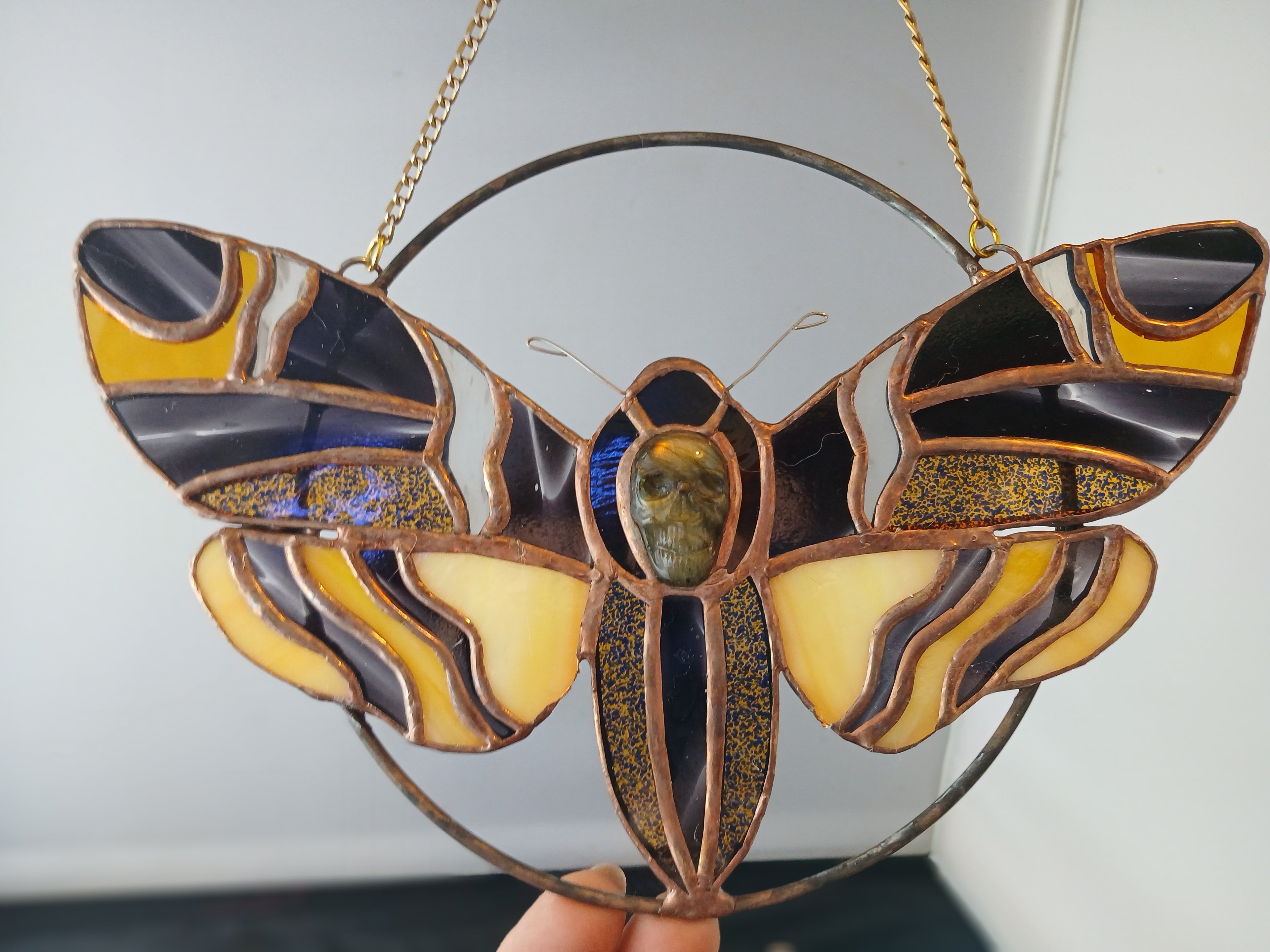 Death's-head Hawkmoth Suncatcher