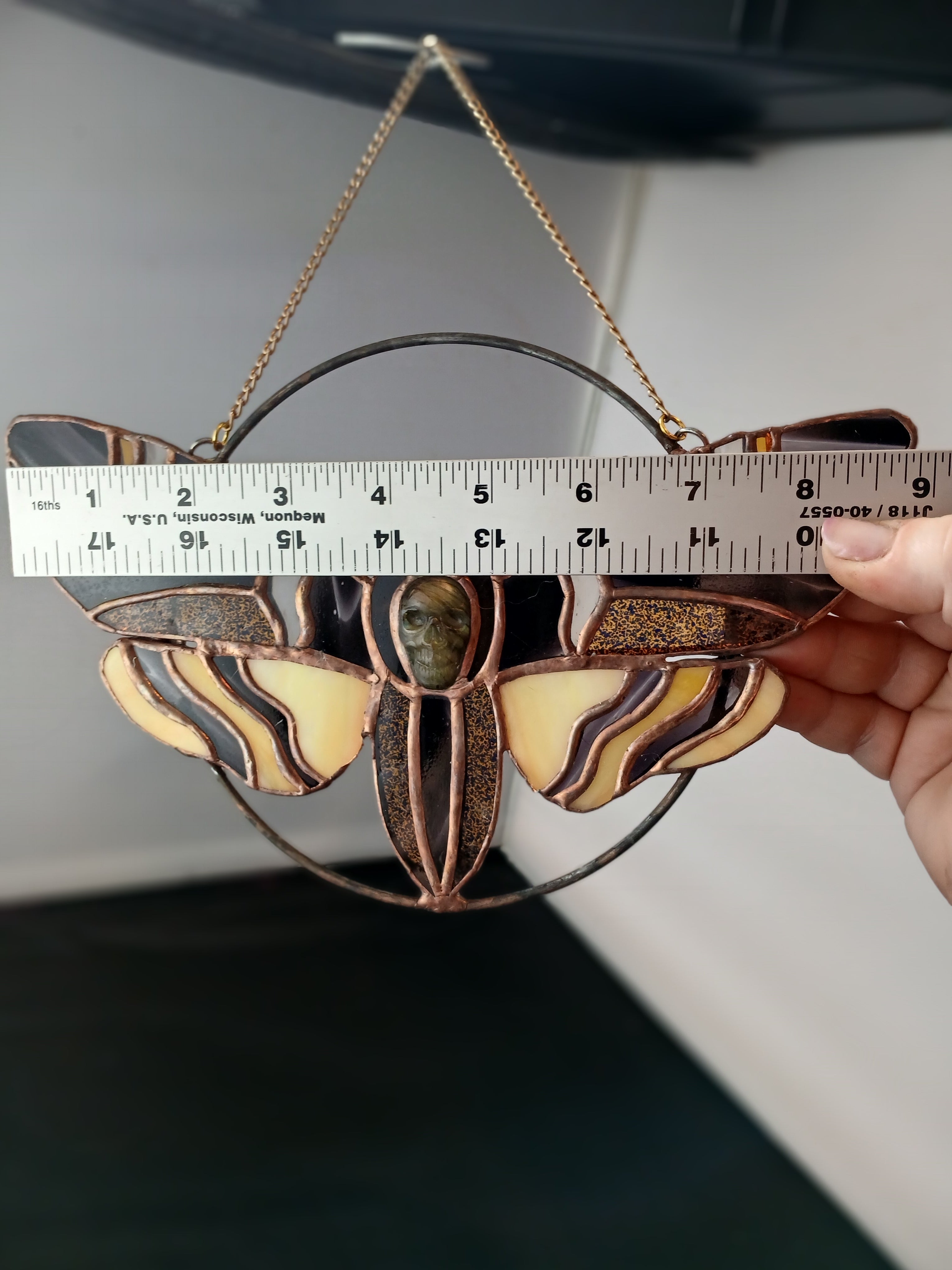 Death's-head Hawkmoth Suncatcher