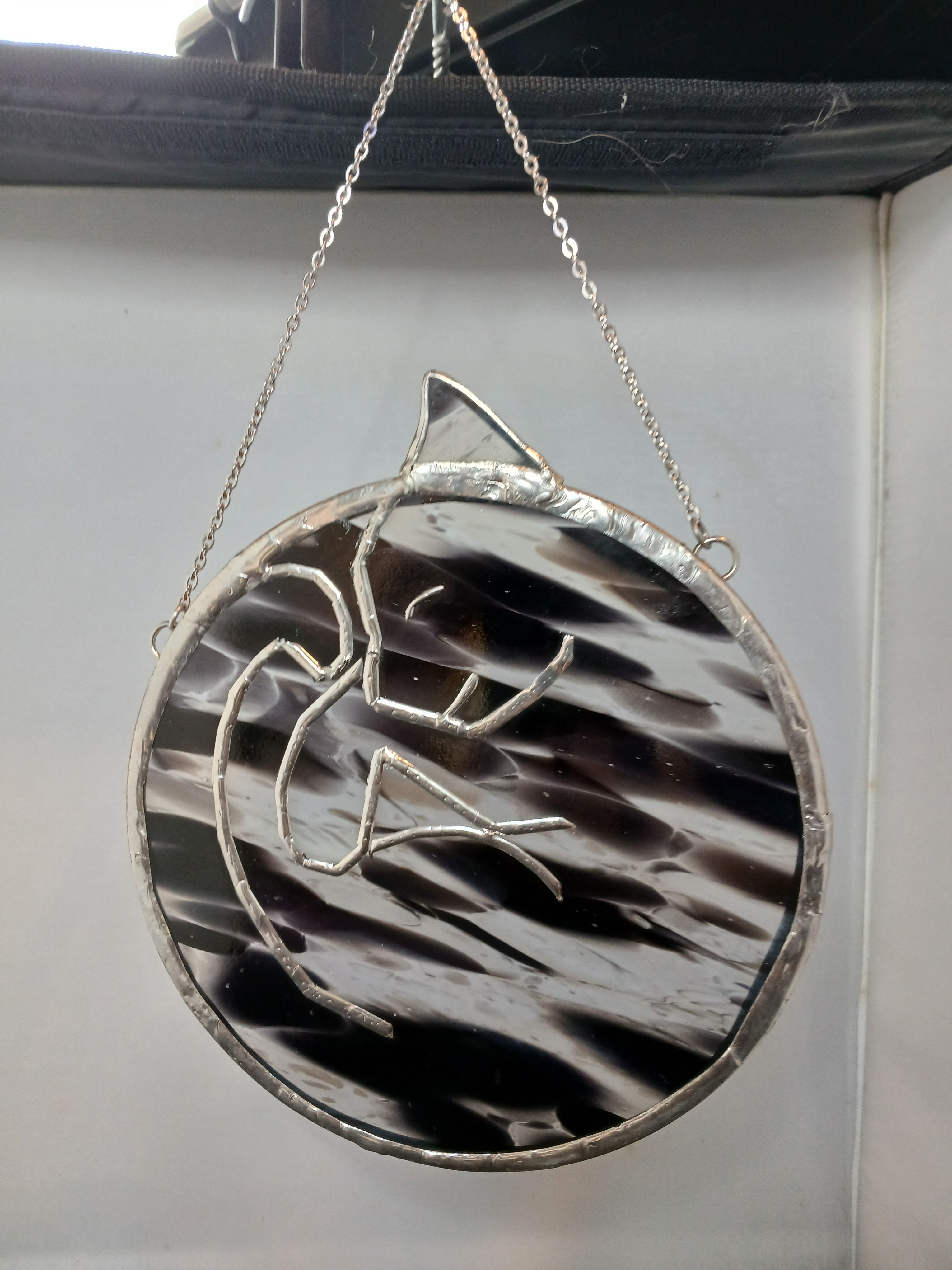 Sleepy Kitty Suncatcher