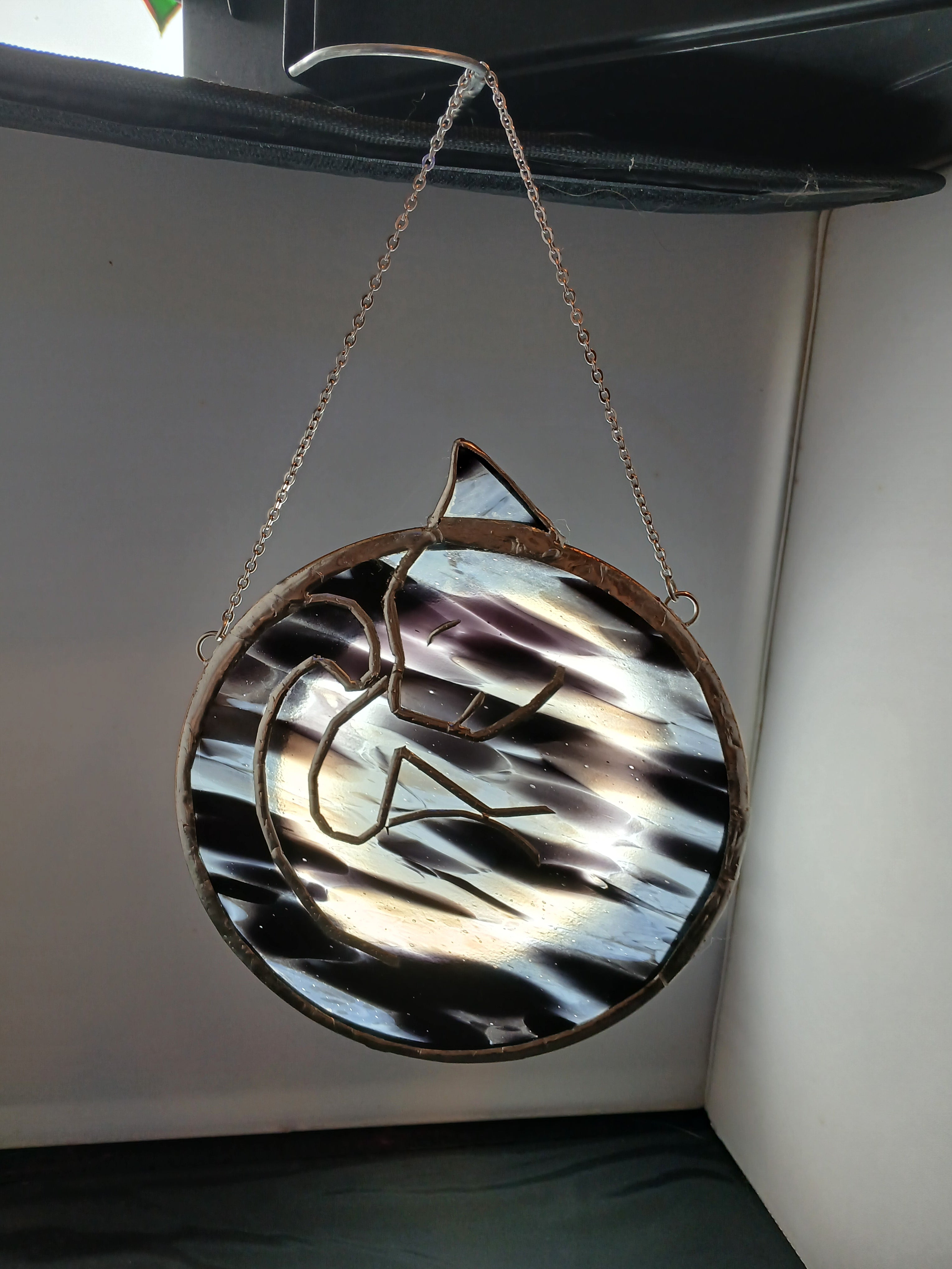 Sleepy Kitty Suncatcher